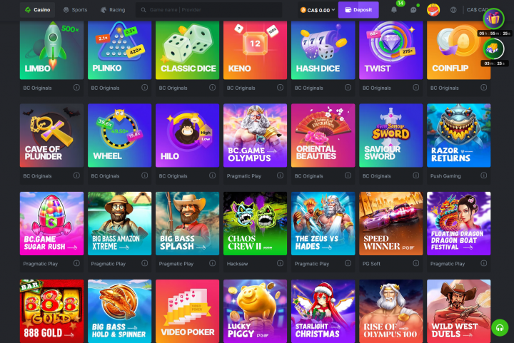 Explore Excitement and Rewards at BC.Game Crypto Casino