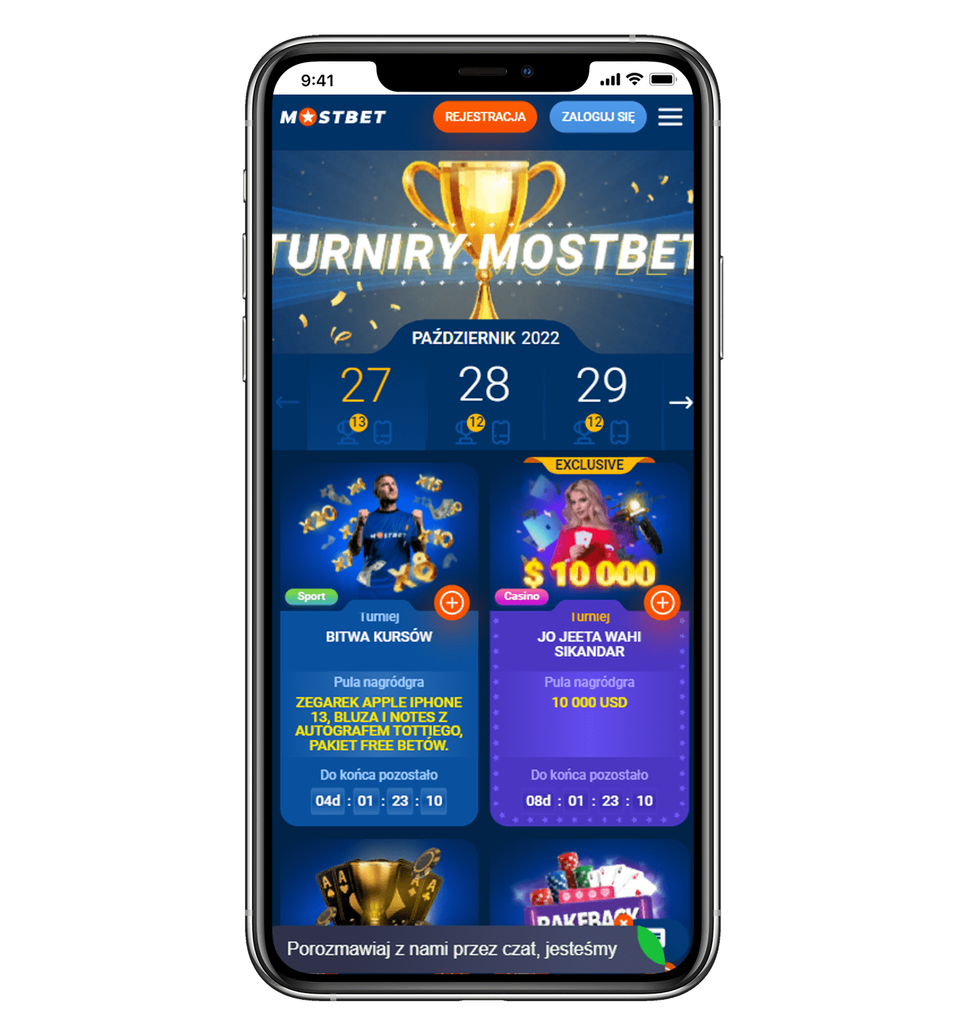 Aplikacja mobilna MostBet